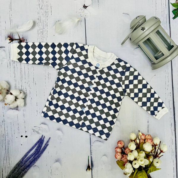 Кофточка для новорожденных детей Bebika, натуральный хлопок (13/15-1)